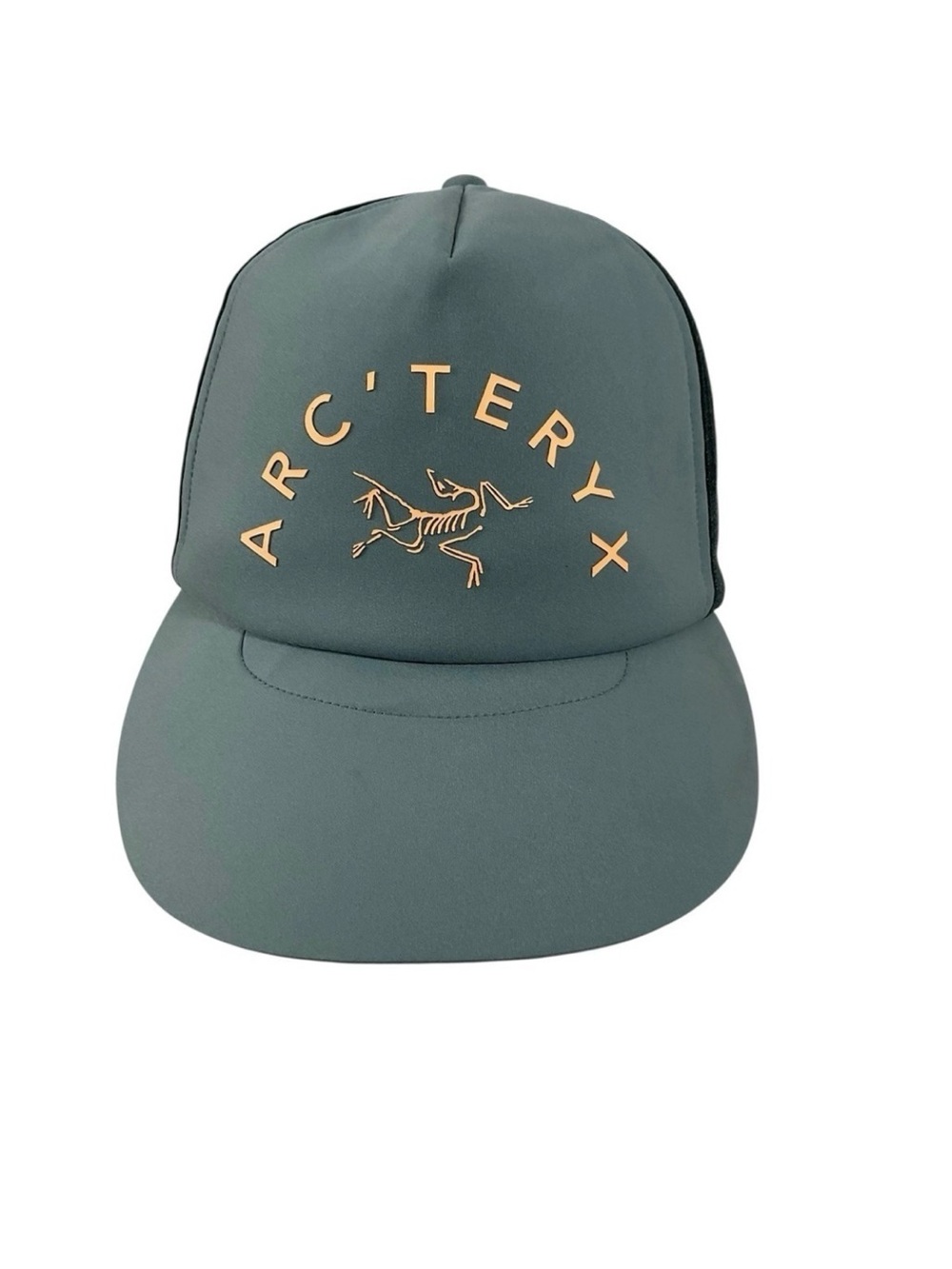 Arc’teryx Trucker Curved Logo Hat Green Black Snapback One Size